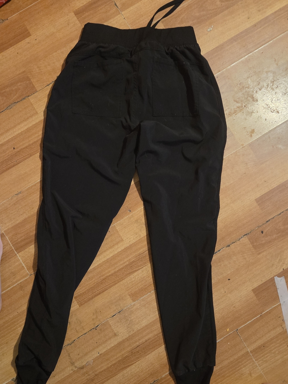 Women's Black Jogger Pants - Elastic Waist